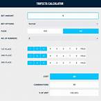 bet calculator tricast